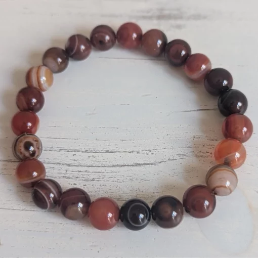 bracelet en red dream agate