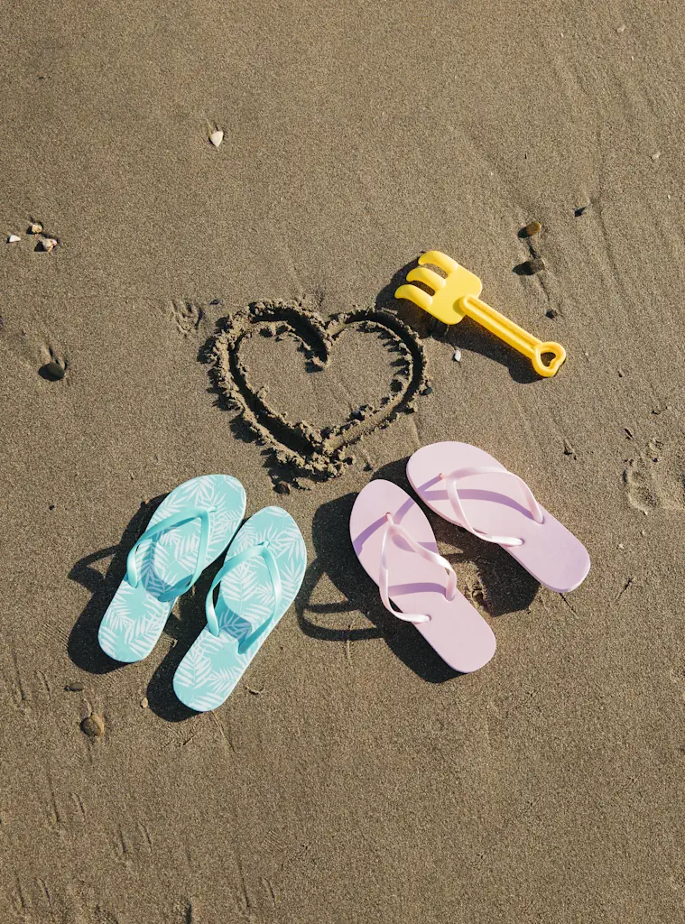 plage et espadrilles