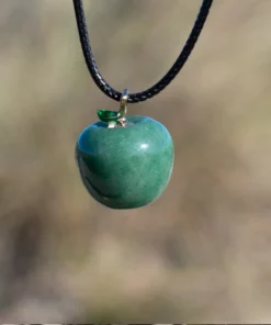 collier pomme en aventurine