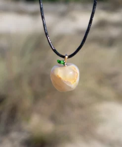 collier pomme en agate sakura