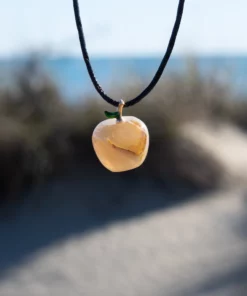 collier pomme en agate sakura vue mer