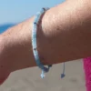 bracelet d'aigue marine de 4mm