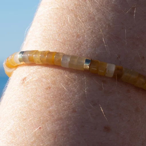 bracelet en aventurine jaune