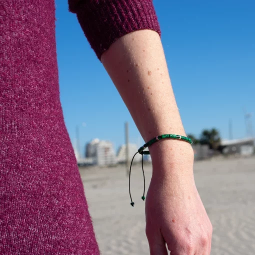 bracelet en malachite