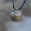 collier pomme en unakite